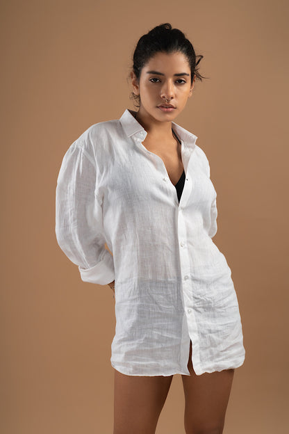 White Linen Shirt